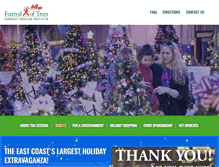 Tablet Screenshot of festivaloftrees.kennedykrieger.org