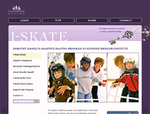 Tablet Screenshot of i-skate.kennedykrieger.org